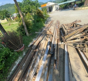 Thanh lý Cầu treo Nóc 1 đi Nóc 2 Thôn 2, xã Trà Nú đã xuống cấp, hư hỏng để xây dựng mới công trình Cầu Tam Số, xã Trà Nú Lần 2
