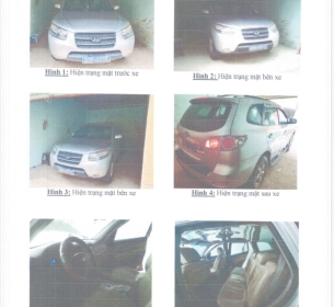 Thanh lý Xe ô tô Hyundai Santafe, 07 chỗ ngồi, biển kiểm số 92E-3277, màu sơn: bạc; năm sản xuất/sử dụng: 2008; số khung/số máy: KMHSH81DP8U385723/G6EA8A158370. 